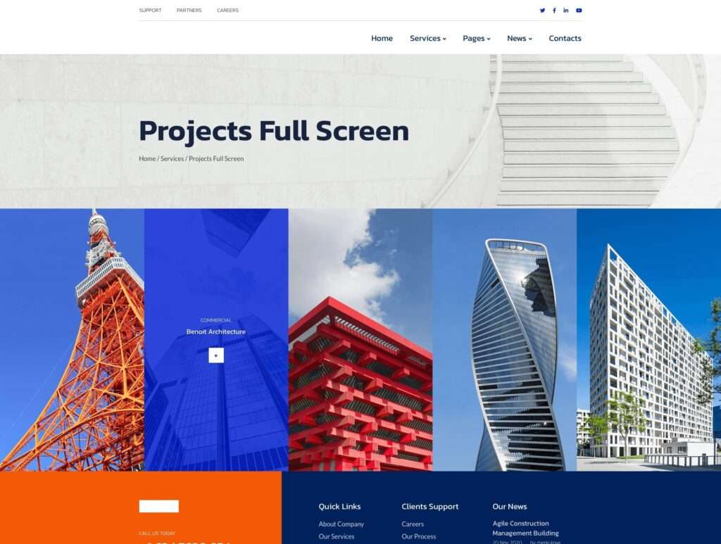 Projects Full Screen