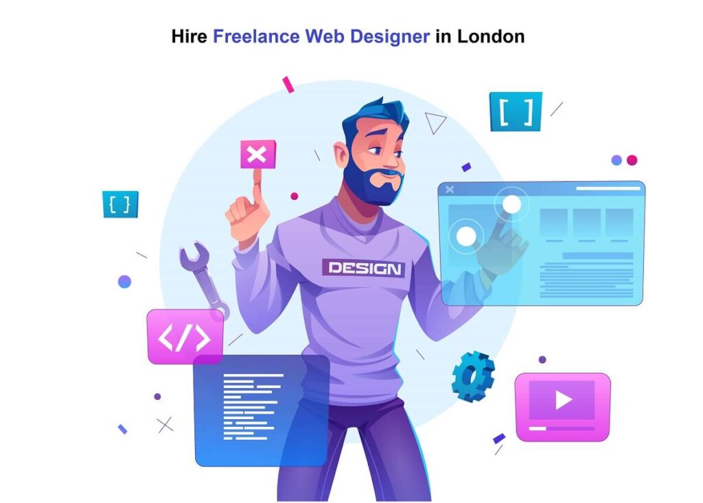 Freelance web designer in london